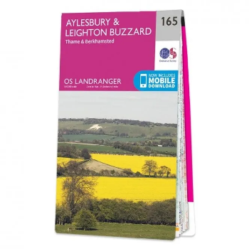 Ordnance Survey Landranger 1:50 000 - 165 - Aylesbury & Leighton Buzzard