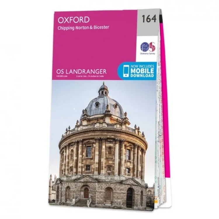 Ordnance Survey Landranger 1:50 000 - 164 - Oxford