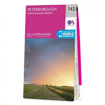 Ordnance Survey Landranger 1:50 000 - 142 - Peterborough