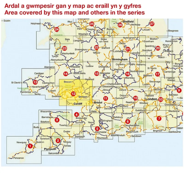 Wales South East Wales Cycle Map - Sustrans