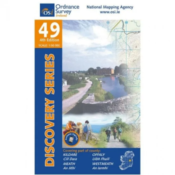 Ordnance Survey of Ireland Discovery Series 1:50 000 - 49 - Kildare Meath Offlay
