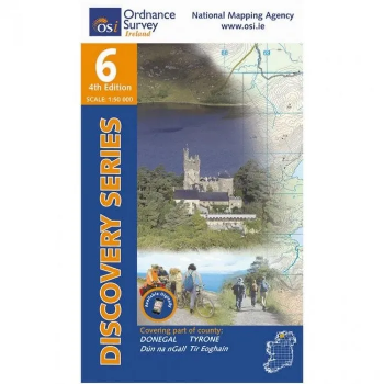 Ordnance Survey of Ireland Discovery Series 1:50 000 - 6 - Donegal Letterkenny