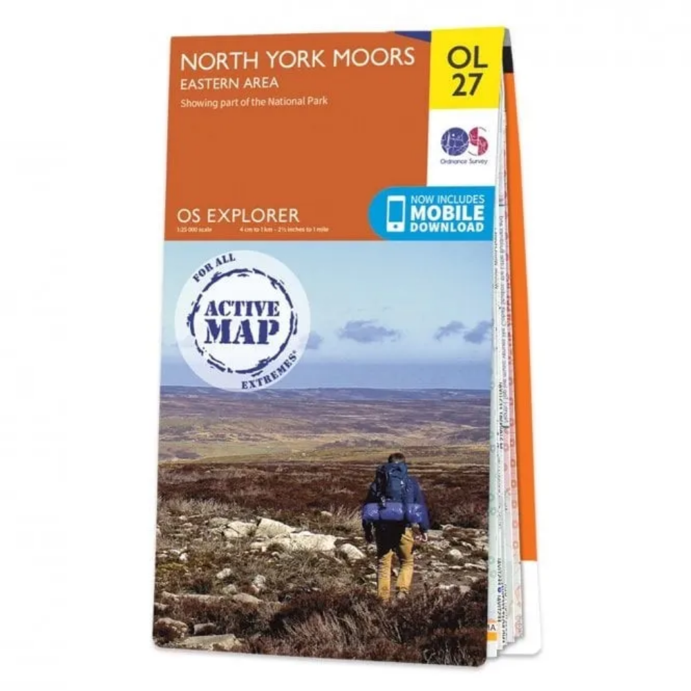 Ordnance Survey Explorer Outdoor Leisure 1:25 000 Laminated - OL26 - North York Moors - Western Area