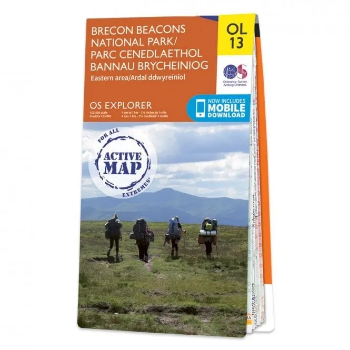 Ordnance Survey Explorer Outdoor Leisure 1:25 000 Laminated - OL13 - Brecon Beacons National Park Eastern Area