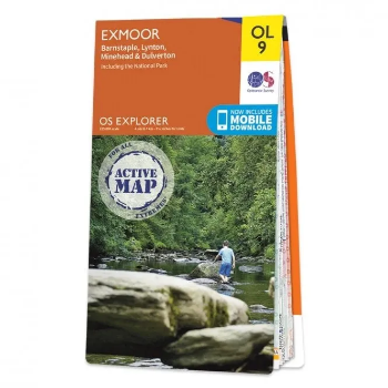 Ordnance Survey Explorer Outdoor Leisure 1:25 000 Laminated - OL9 - Exmoor