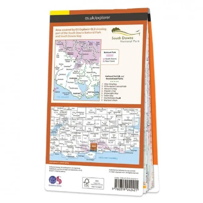 Ordnance Survey Explorer Outdoor Leisure 1:25 000 Laminated Map