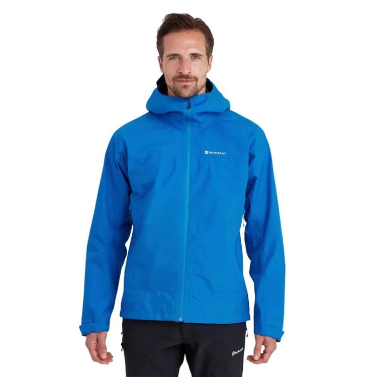 Montane Men's Spirit Waterproof Jacket in Electric Blue