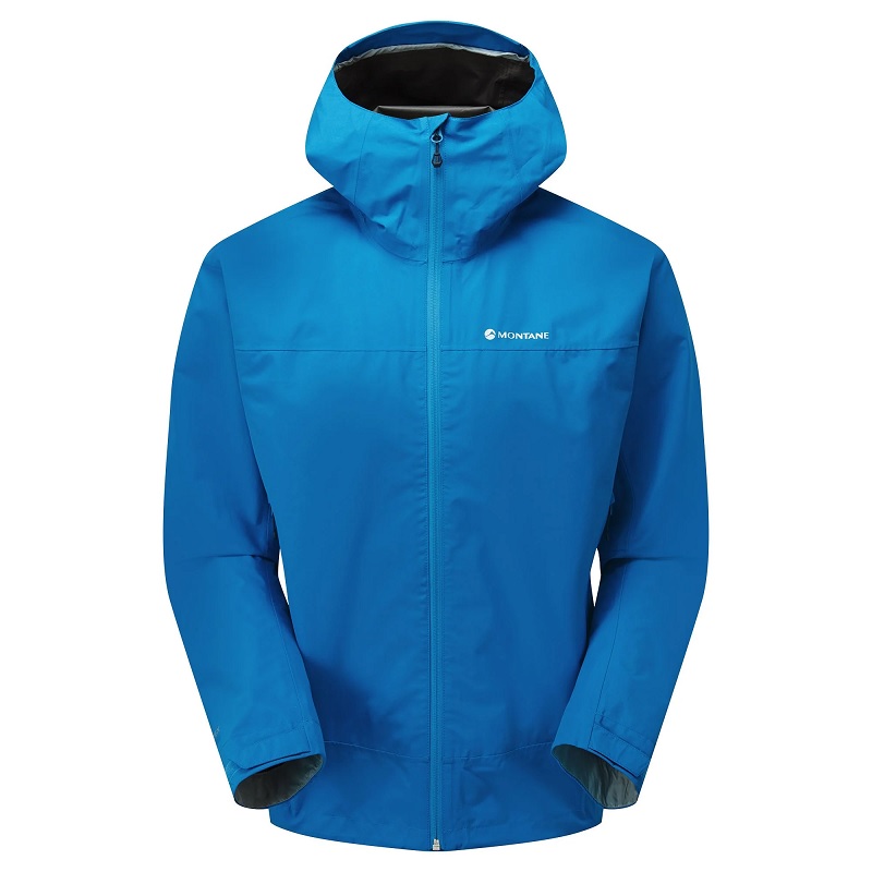 Montane Men's Spirit Waterproof Jacket in Electric Blue