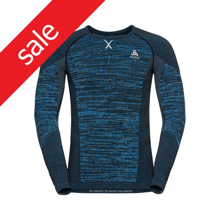 Odlo Men's BLACKCOMB Baselayer Top - sale - indigo