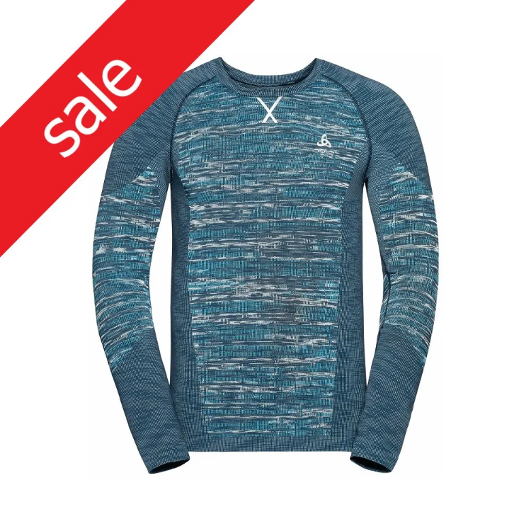 Odlo Men's BLACKCOMB Baselayer Top - sale - sapphire