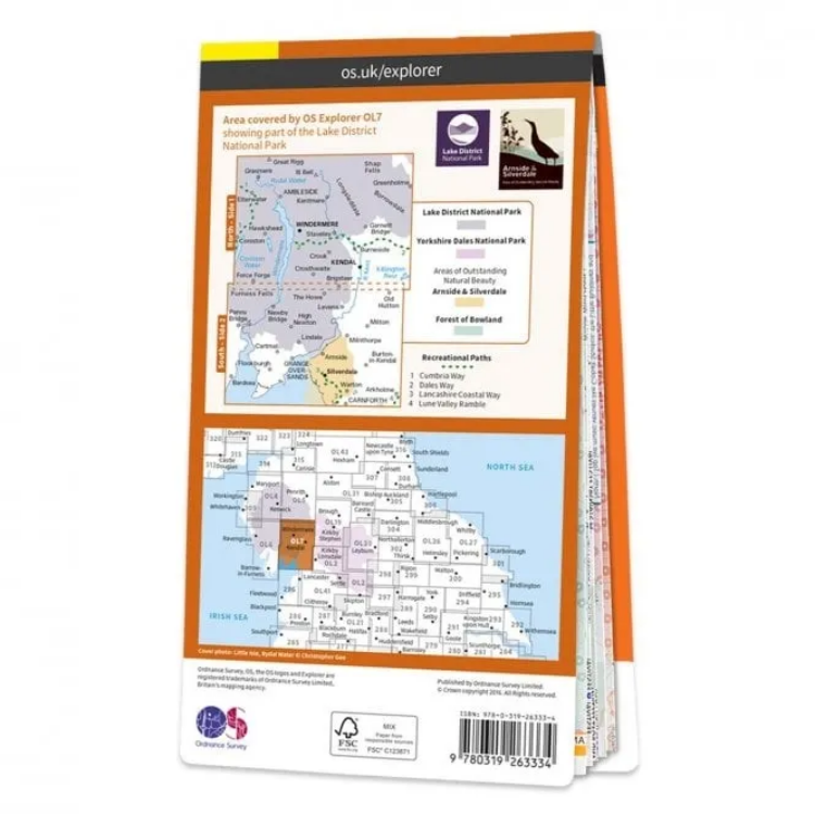 Ordnance Survey Explorer Outdoor Leisure 1:25 000