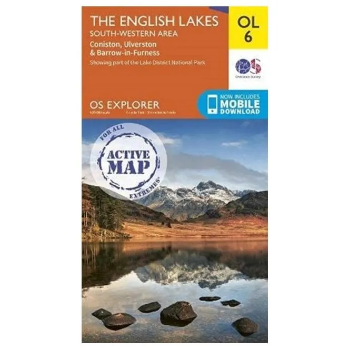 Ordnance Survey Explorer Outdoor Leisure 1:25 000 - OL6 - The English Lakes - South-Western Area