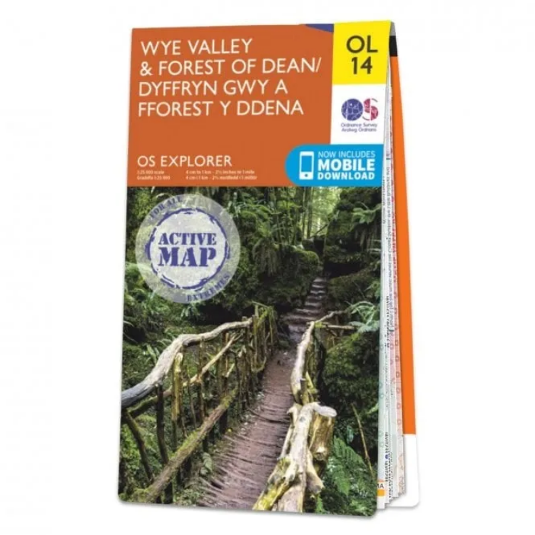 Ordnance Survey Explorer Outdoor Leisure 1:25 000 - OL14 - Wye Valley & Forest of Dean