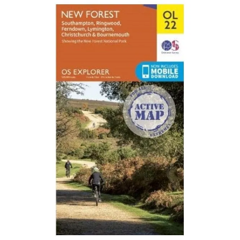 Ordnance Survey Explorer Outdoor Leisure 1:25 000 - OL22 - New Forest