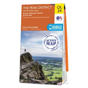 Ordnance Survey Explorer Outdoor Leisure 1:25 000 - OL24 - The Peak District - White Peak Area