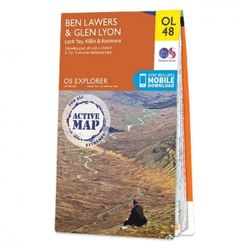Ordnance Survey Explorer Outdoor Leisure 1:25 000 - OL48 - Ben Lawers & Glen Lyon