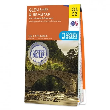 Ordnance Survey Explorer Outdoor Leisure 1:25 000 - OL52 - Glen Shee & Braemar