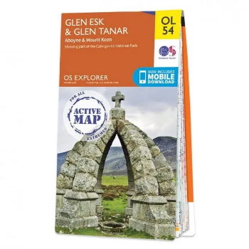 Ordnance Survey Explorer Outdoor Leisure 1:25 000 - OL54 - Glen Esk & Glen Tanar