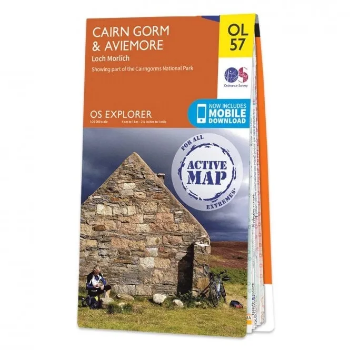 Ordnance Survey Explorer Outdoor Leisure 1:25 000 - OL57 - Cairngorm & Aviemore