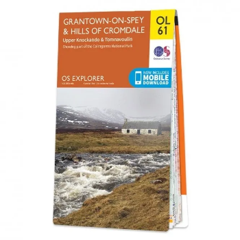 Ordnance Survey Explorer Outdoor Leisure 1:25 000 - OL61 - Grantown-on-Spey & Hills of Cromdale