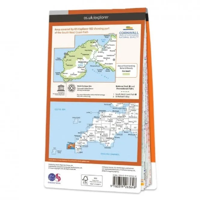 Ordnance Survey Explorer 1:25 000 Laminated