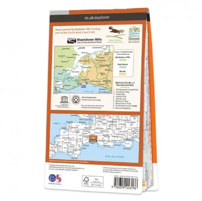 Ordnance Survey Explorer 1:25 000 Laminated
