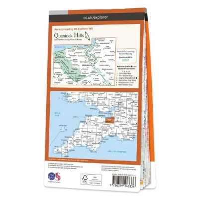 Ordnance Survey Explorer 1:25 000 Laminated