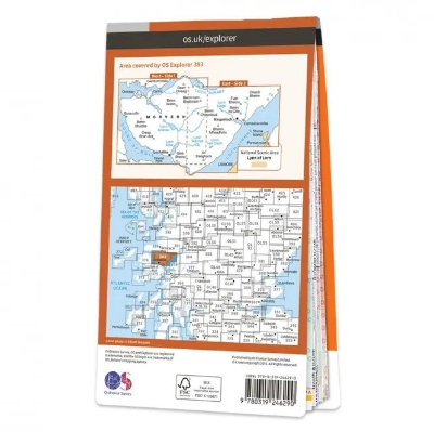 Ordnance Survey Explorer 1:25 000 Laminated - 383 - Morvern & Lochaline
