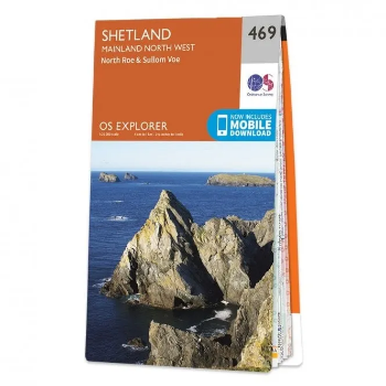 Ordnance Survey Explorer 1:25 000 - 469 - Shetland Mainland NW