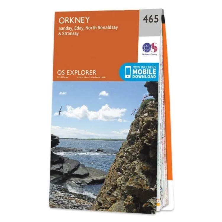 Ordnance Survey Explorer 1:25 000 - 465 - Orkney Sanday
