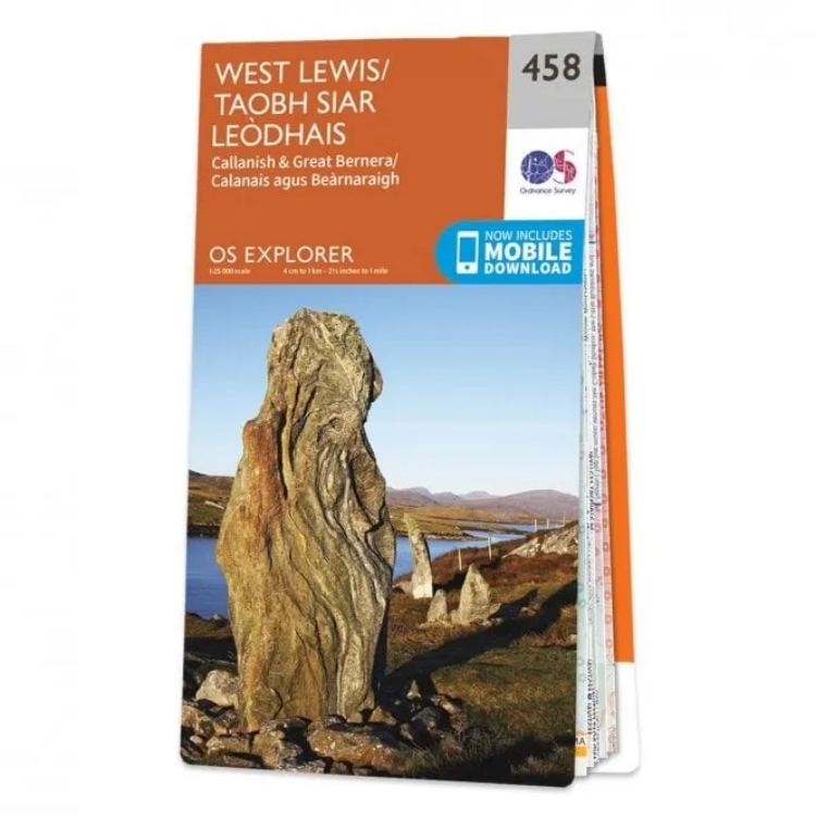 Ordnance Survey Explorer 1:25 000 - 458 - West Lewis