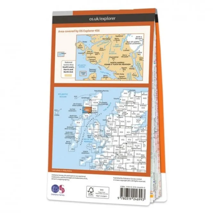 Ordnance Survey Explorer 1:25 000 - 456 - North Harris