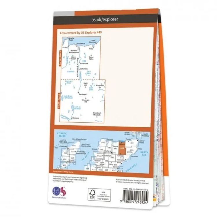 Ordnance Survey Explorer 1:25 000 - 449 - Strath Halladale