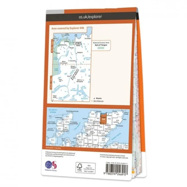 Ordnance Survey Explorer 1:25 000 - 448 - Bettyhill