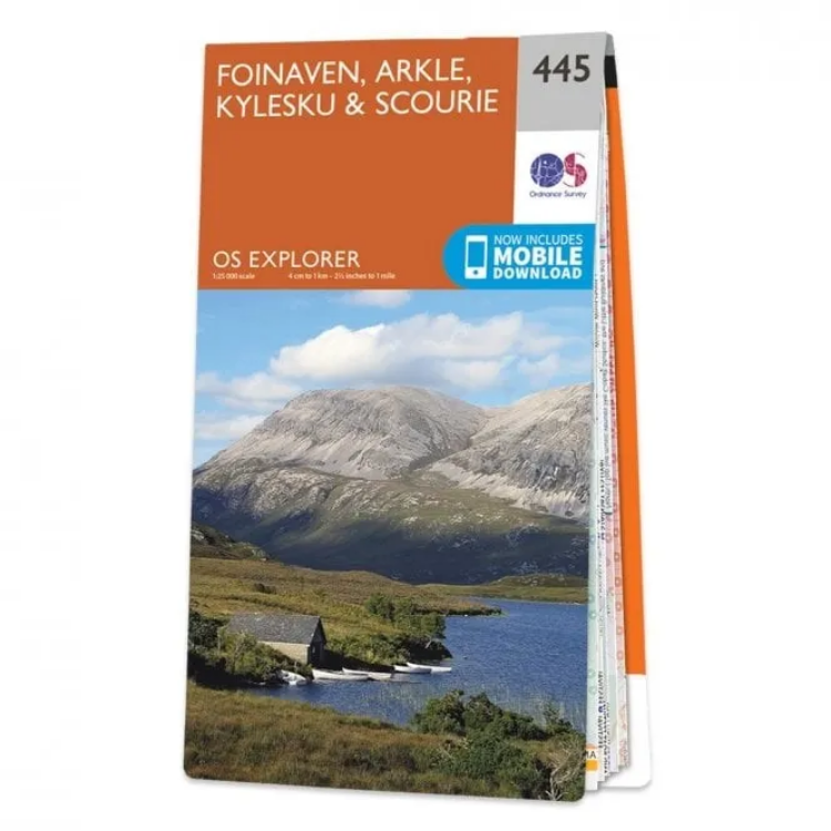 Ordnance Survey Explorer 1:25 000 - 445 - Foinaven Arkle