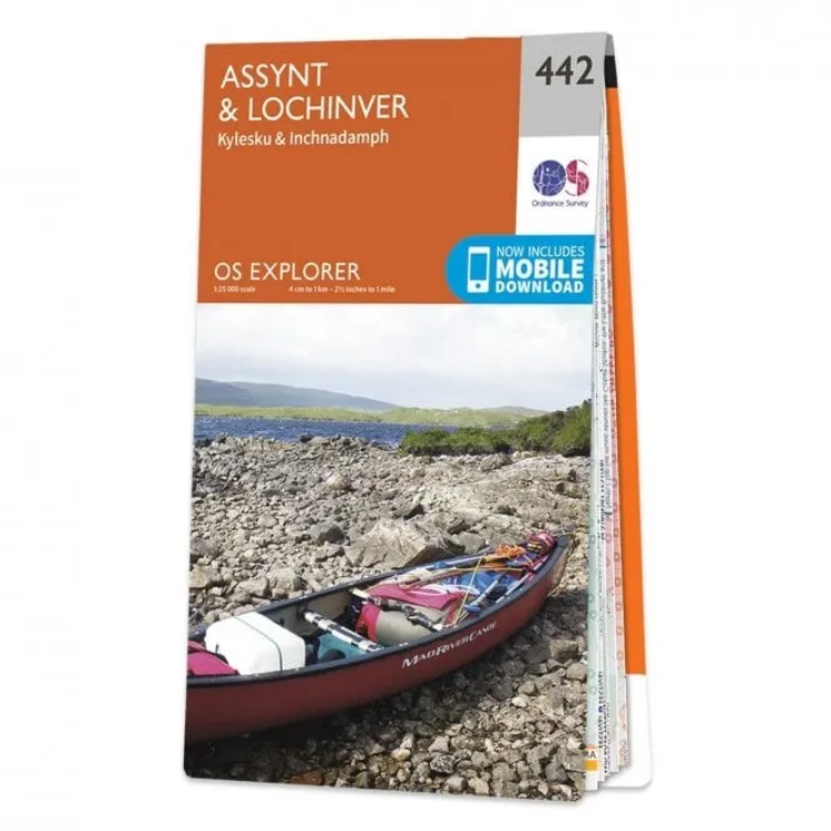 Ordnance Survey Explorer 1:25 000 - 442 - Assynt & Lochinver