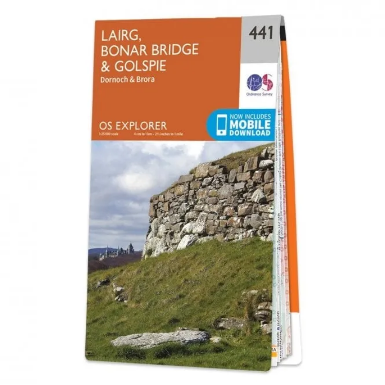 Ordnance Survey Explorer 1:25 000 - 441 - Lairg Bonar Bridge