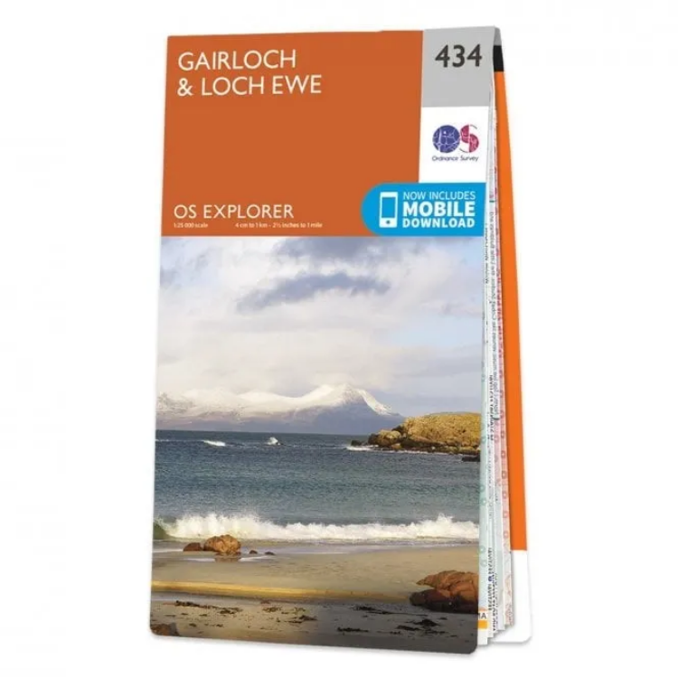 Ordnance Survey Explorer 1:25 000 - 434 - Gairloch & Loch Ewe