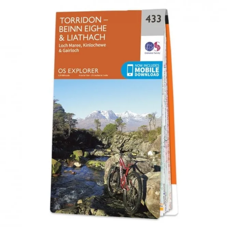 Ordnance Survey Explorer 1:25 000 - 433 - Torridon Ben Eighe & Liathach