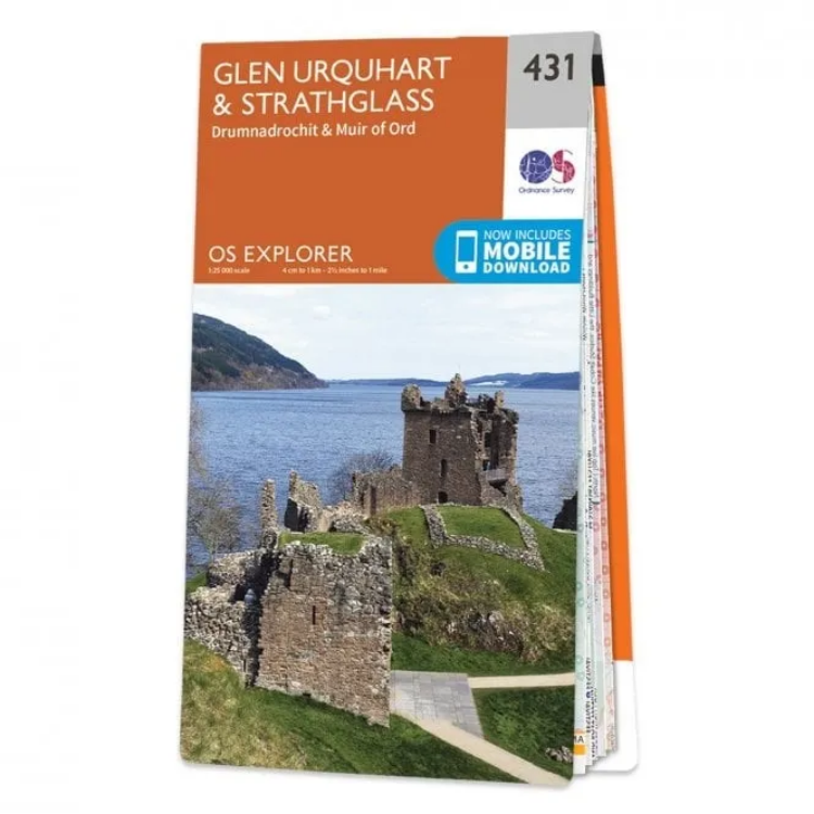 Ordnance Survey Explorer 1:25 000 - 431 - Glen Urquhart