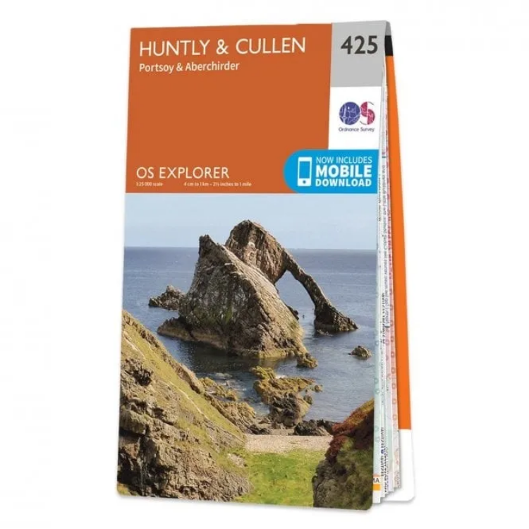 Ordnance Survey Explorer 1:25 000 - 425 - Huntly & Cullen