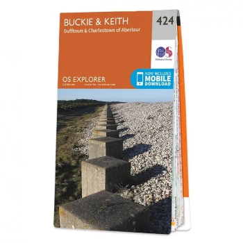 Ordnance Survey Explorer 1:25 000 - 424 - Buckie & Keith