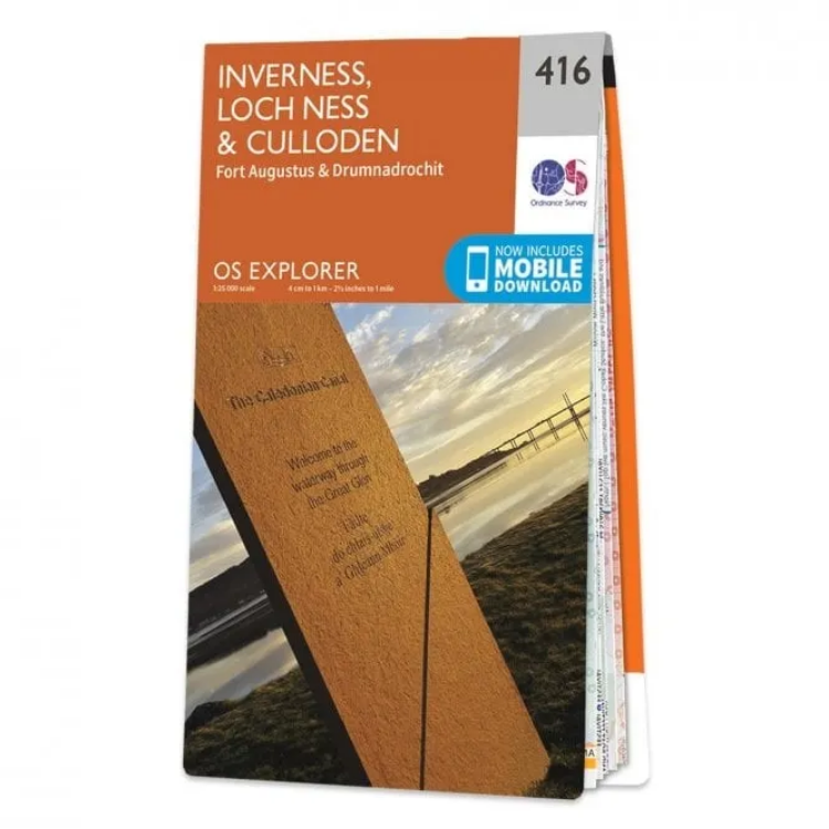 Ordnance Survey Explorer 1:25 000 - 416 - Inverness
