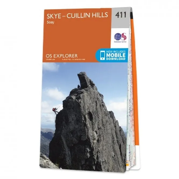 Ordnance Survey Explorer 1:25 000 - 411 - Skye Cuillin Hills
