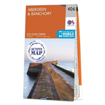 Ordnance Survey Explorer 1:25 000 - 406 - Aberdeen & Banchory