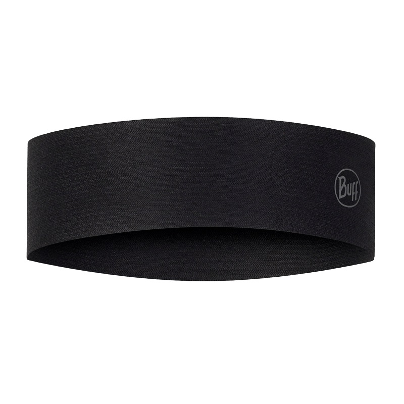 Buff Coolnet UV Slim Headband in Solid Black