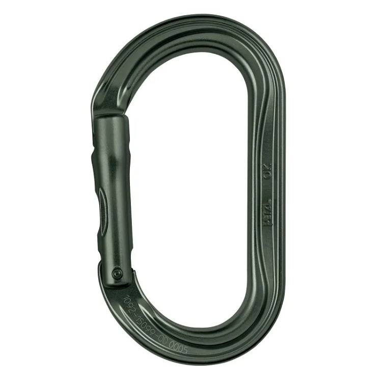 Petzl OK Oval Non-Locking Snapgate Green