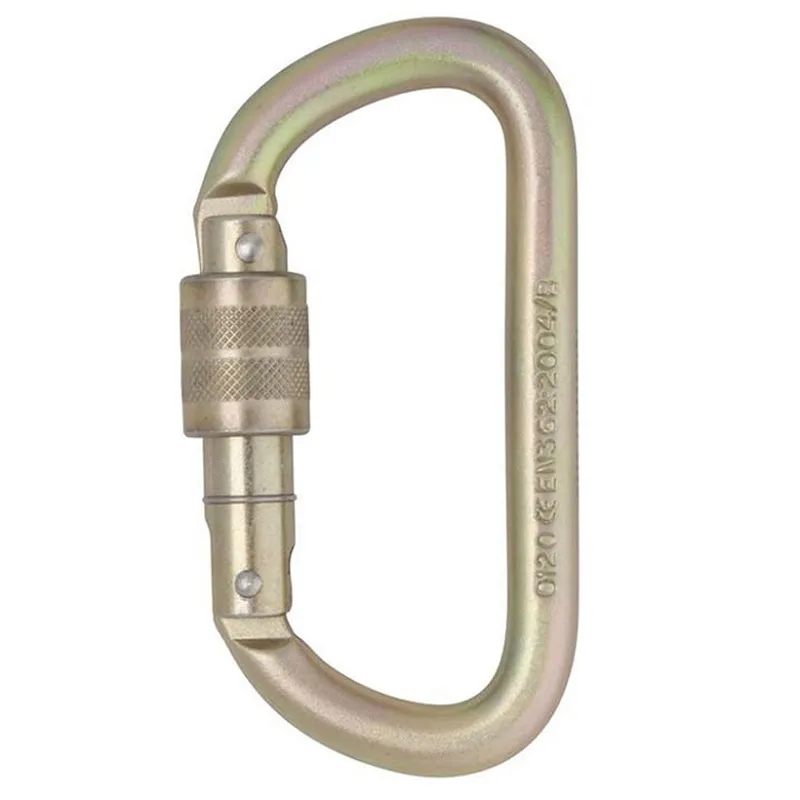 DMM 10mm Equal D Screwgate Gold