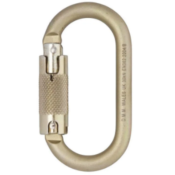 DMM 10mm Oval Kwiklock Gold