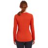 Montane Women's Dart Long Sleeve T-Shirt in Saffron Red